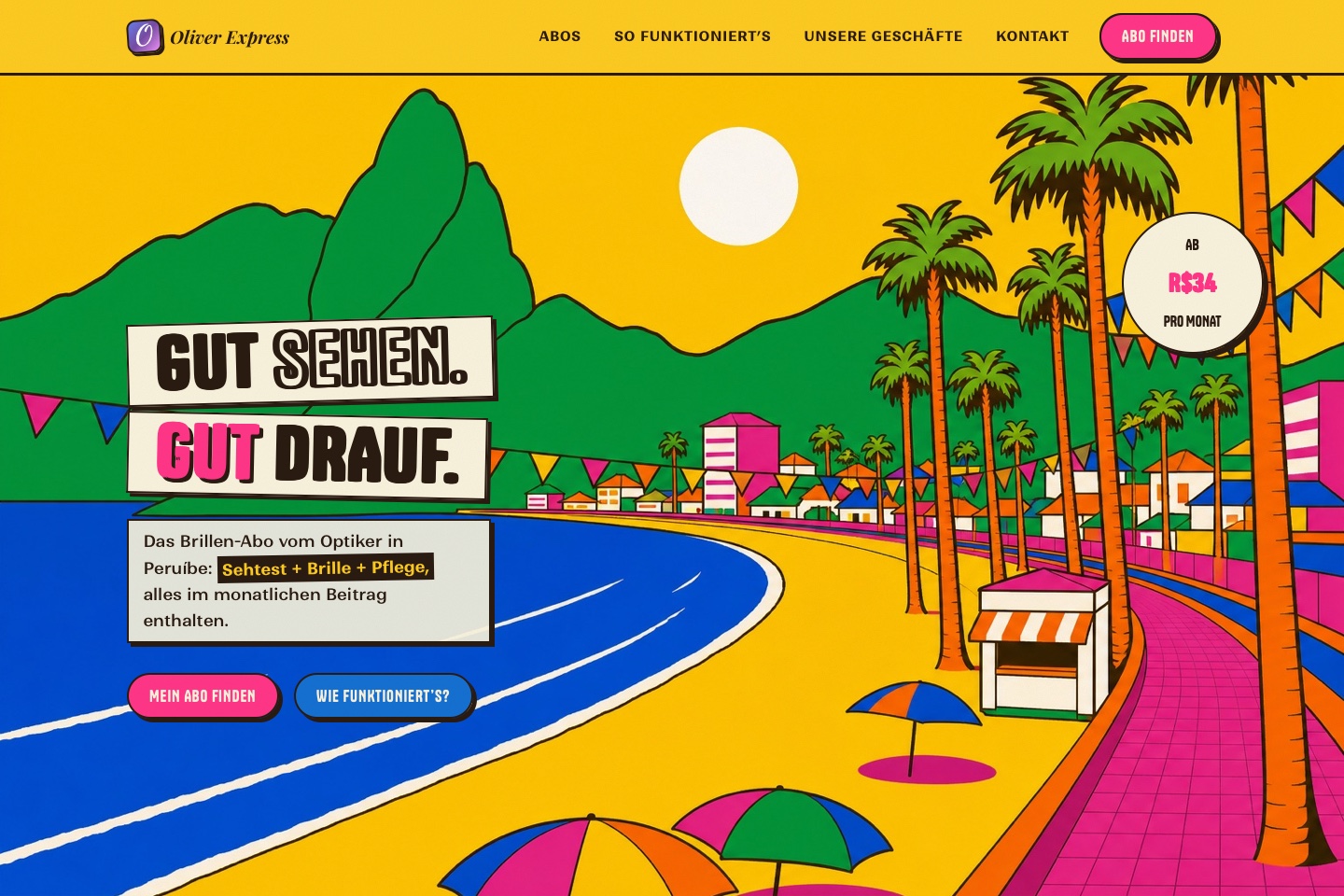 Projektansicht von Feira – Optikerprojekt aus Brasilien